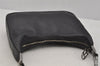 Authentic GUCCI Vintage Shoulder Bag Purse Leather 0013812 Black 0092J