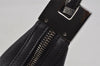 Authentic GUCCI Vintage Shoulder Bag Purse Leather 0013812 Black 0092J