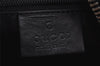 Authentic GUCCI Vintage Shoulder Bag Purse Leather 0013812 Black 0092J