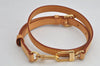 Authentic Louis Vuitton Vintage Leather Shoulder Strap Beige 28.2-32.8" LV 0092K