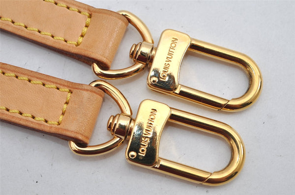 Authentic Louis Vuitton Vintage Leather Shoulder Strap Beige 28.2-32.8" LV 0092K