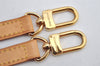 Authentic Louis Vuitton Vintage Leather Shoulder Strap Beige 28.2-32.8" LV 0092K