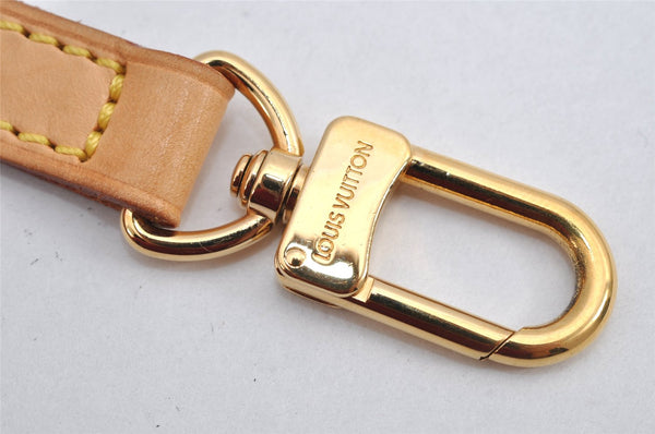 Authentic Louis Vuitton Vintage Leather Shoulder Strap Beige 28.2-32.8" LV 0092K