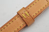 Authentic Louis Vuitton Vintage Leather Shoulder Strap Beige 28.2-32.8" LV 0092K