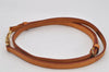 Authentic Louis Vuitton Leather Shoulder Strap Beige 40.6-47.6" LV 0093K