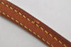 Authentic Louis Vuitton Leather Shoulder Strap Beige 40.6-47.6" LV 0093K