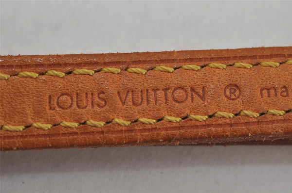 Authentic Louis Vuitton Leather Shoulder Strap Beige 40.6-47.6" LV 0093K