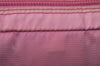 Authentic PRADA Vintage Nylon Tessuto Leather Pouch Purse Pink 0094J