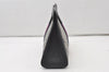 Authentic GUCCI Sherry Line Clutch Hand Bag Purse GG PVC Leather Navy Blue 0096J