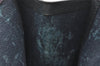 Authentic GUCCI Sherry Line Clutch Hand Bag Purse GG PVC Leather Navy Blue 0096J