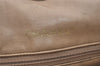 Authentic CHANEL Calf Skin Matelasse Chain Shoulder Cross Body Bag Beige 0097I