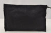 Authentic FENDI Vintage Shoulder Hand Bag Purse Jersey Leather Black Junk 0097J