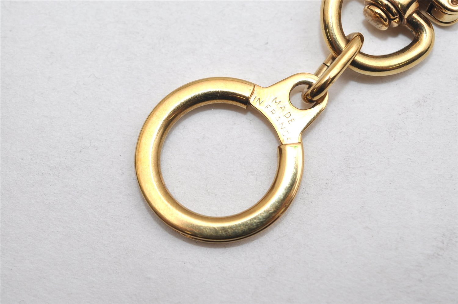 Authentic Louis Vuitton Charm Key Chain Anokre Gold M62698 LV 0097K