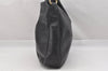 Authentic GUCCI Bamboo 2Way Shoulder Hand Bag Leather Black Junk 0098J