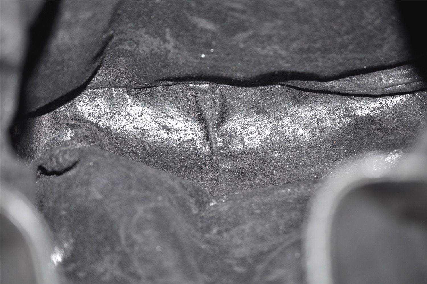 Authentic GUCCI Bamboo 2Way Shoulder Hand Bag Leather Black Junk 0098J