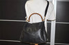 Authentic GUCCI Bamboo 2Way Shoulder Hand Bag Leather Black Junk 0098J