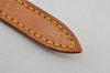 Authentic Louis Vuitton Leather Shoulder Strap Beige 41.7-48.8" LV 0098K