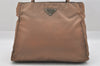 Authentic PRADA Vintage Nylon Tessuto Shoulder Hand Bag Brown 0099J