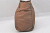 Authentic PRADA Vintage Nylon Tessuto Shoulder Hand Bag Brown 0099J