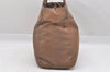 Authentic PRADA Vintage Nylon Tessuto Shoulder Hand Bag Brown 0099J
