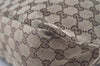 Authentic GUCCI Horsebit Shoulder Hand Bag GG Canvas Leather 115867 Brown 0100J