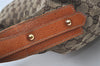 Authentic GUCCI Horsebit Shoulder Hand Bag GG Canvas Leather 115867 Brown 0100J