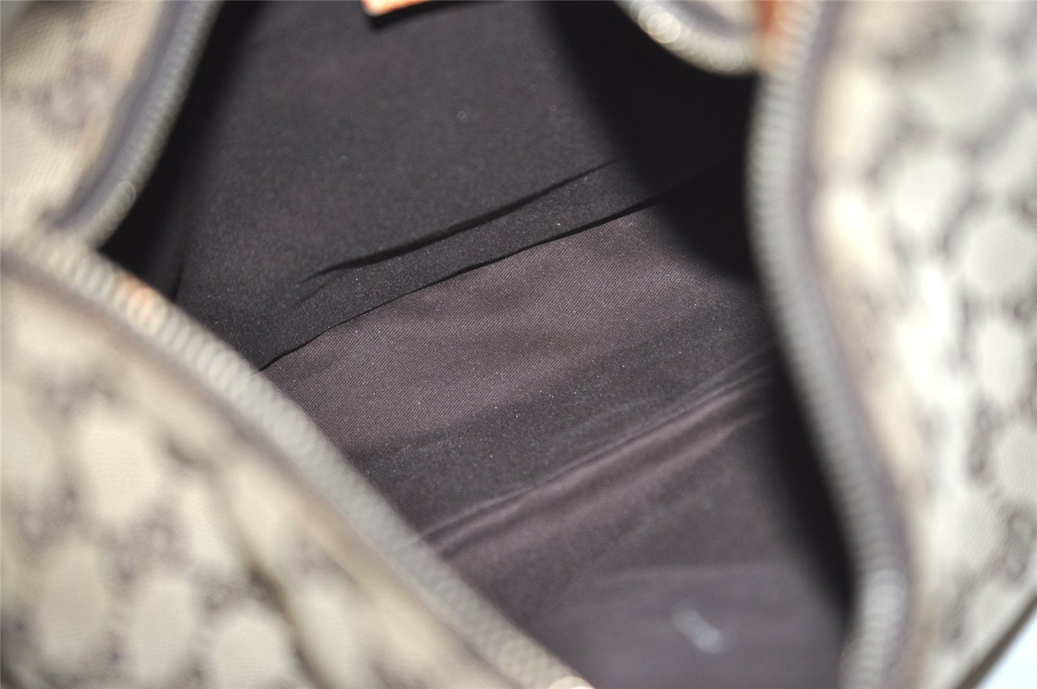 Authentic GUCCI Horsebit Shoulder Hand Bag GG Canvas Leather 115867 Brown 0100J