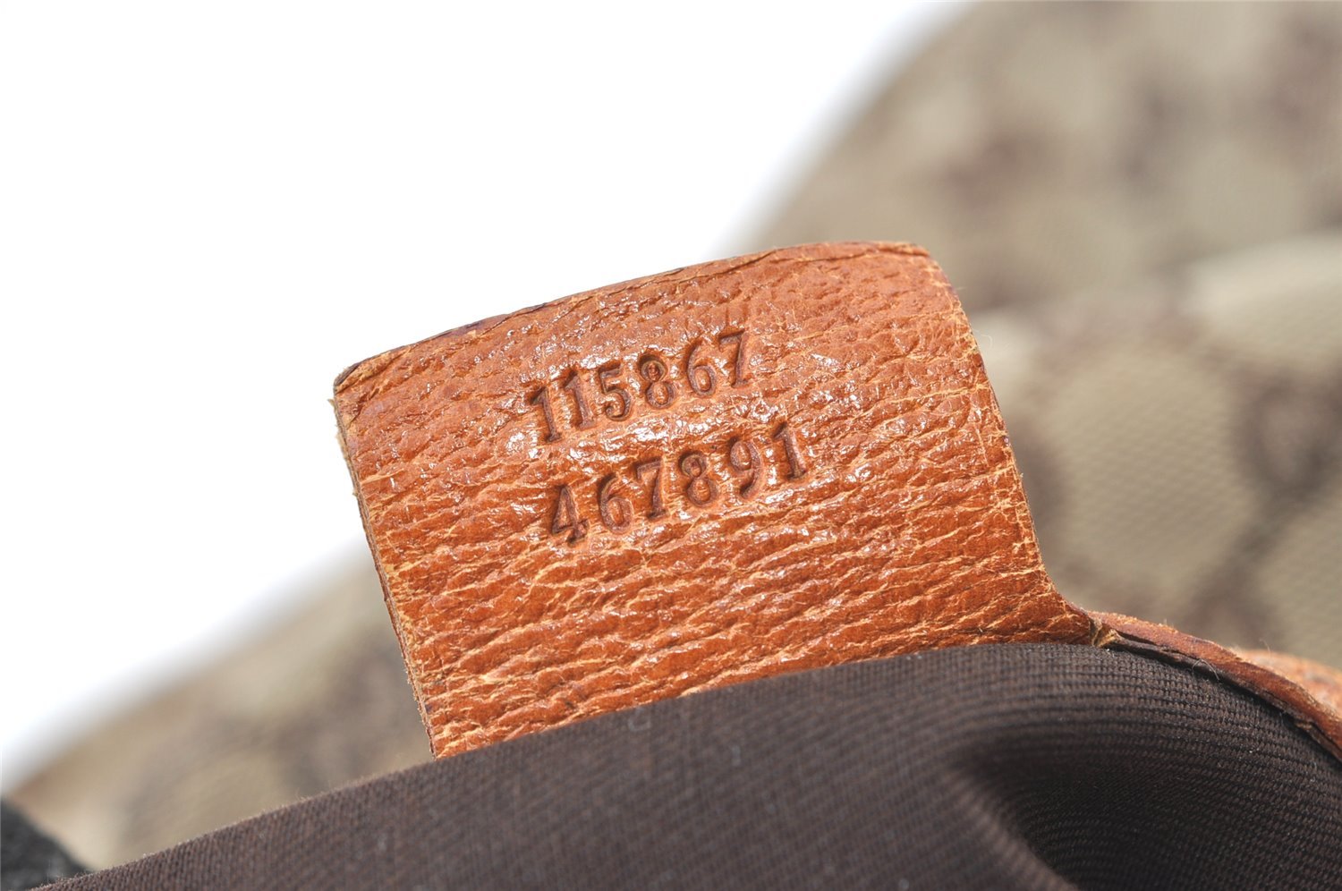 Authentic GUCCI Horsebit Shoulder Hand Bag GG Canvas Leather 115867 Brown 0100J