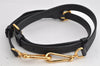 Authentic Louis Vuitton Leather Shoulder Strap Navy Blue 41.1-49.2" LV 0101K