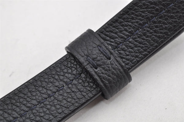 Authentic Louis Vuitton Leather Shoulder Strap Navy Blue 41.1-49.2" LV 0101K