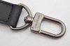 Authentic Louis Vuitton Leather Shoulder Strap Black 37.2-46.3" LV 0103K