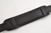 Authentic Louis Vuitton Leather Shoulder Strap Black 37.2-46.3" LV 0103K