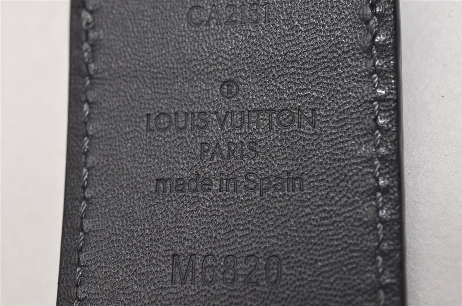 Auth Louis Vuitton Ceinture Inventeur Reversible Belt Black 35.4