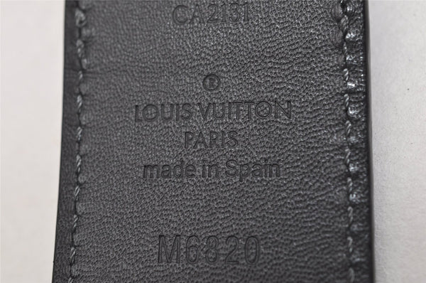 Auth Louis Vuitton Ceinture Inventeur Reversible Belt Black 35.4" M6820 LV 0104K