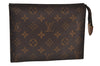 Auth Louis Vuitton Monogram Poche Toilette 19 M47544 Cosmetics Pouch Junk 0105J