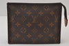 Auth Louis Vuitton Monogram Poche Toilette 19 M47544 Cosmetics Pouch Junk 0105J