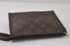 Auth Louis Vuitton Monogram Poche Toilette 19 M47544 Cosmetics Pouch Junk 0105J