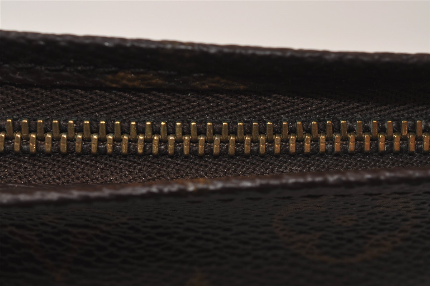 Auth Louis Vuitton Monogram Poche Toilette 19 M47544 Cosmetics Pouch Junk 0105J