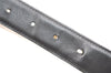 Authentic GUCCI Interlocking G Belt Leather 77.5-82.5cm 30.5-32.5" Black 0105K
