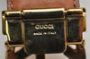 Authentic GUCCI Interlocking G Belt Leather 77.5-82.5cm 30.5-32.5" Black 0105K