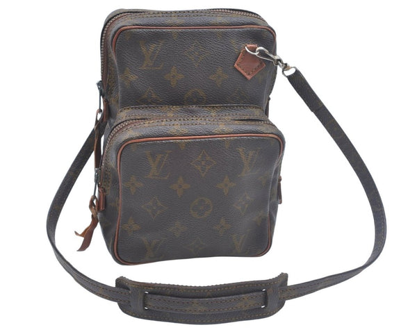 Authentic Louis Vuitton Monogram Amazone Shoulder Cross Body Bag Old Model 0106J