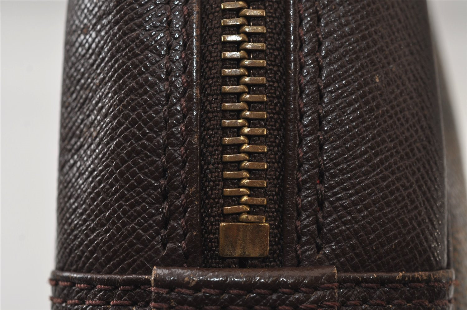 Authentic Louis Vuitton Damier Trousse Toilette Clutch Hand Bag N47623 LV 0107J