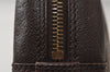 Authentic Louis Vuitton Damier Trousse Toilette Clutch Hand Bag N47623 LV 0107J