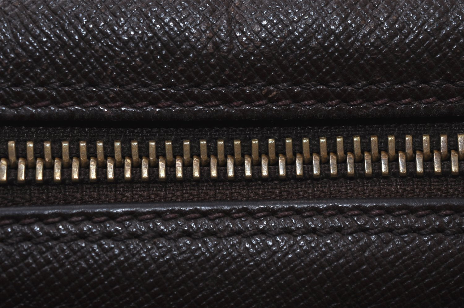 Authentic Louis Vuitton Damier Trousse Toilette Clutch Hand Bag N47623 LV 0107J