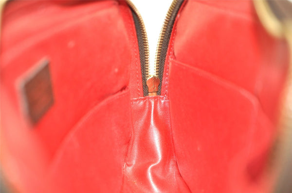 Authentic Louis Vuitton Damier Trousse Toilette Clutch Hand Bag N47623 LV 0107J