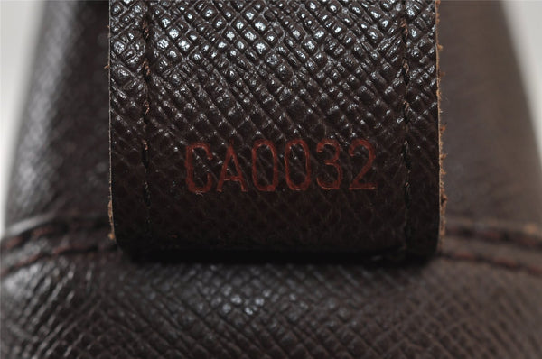 Authentic Louis Vuitton Damier Trousse Toilette Clutch Hand Bag N47623 LV 0107J