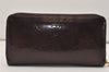 Authentic Louis Vuitton Vernis Zippy Wallet Long Purse Wine Red M93522 LV 0108J