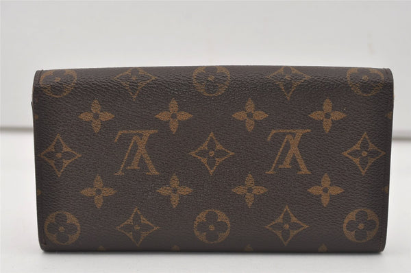 Authentic Louis Vuitton Monogram Portefeuille Sarah Purse Wallet M61734 LV 0109J