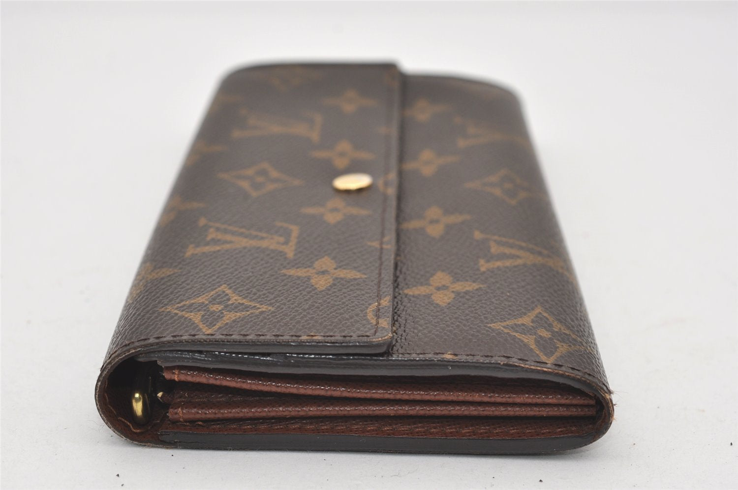 Authentic Louis Vuitton Monogram Portefeuille Sarah Purse Wallet M61734 LV 0109J