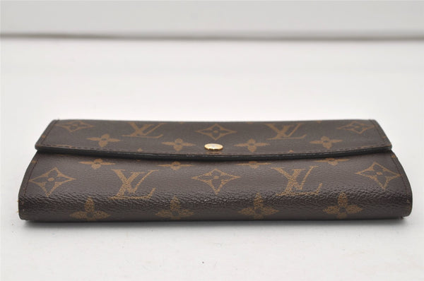 Authentic Louis Vuitton Monogram Portefeuille Sarah Purse Wallet M61734 LV 0109J